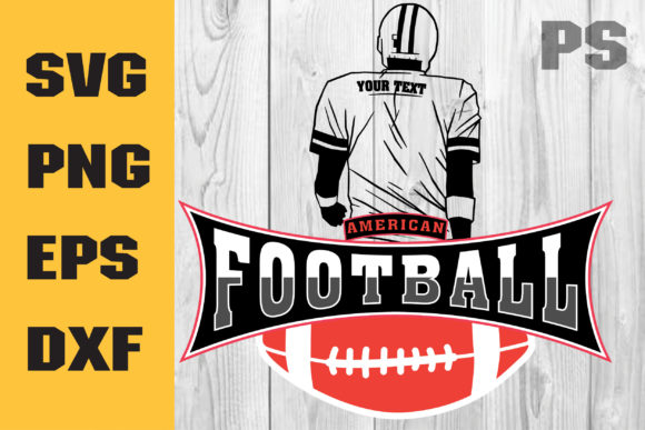 American Football SVG: Graphics for Crafts & Commercial Use