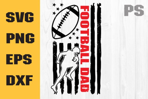 Football Dad SVG Graphics for Crafts & Branding