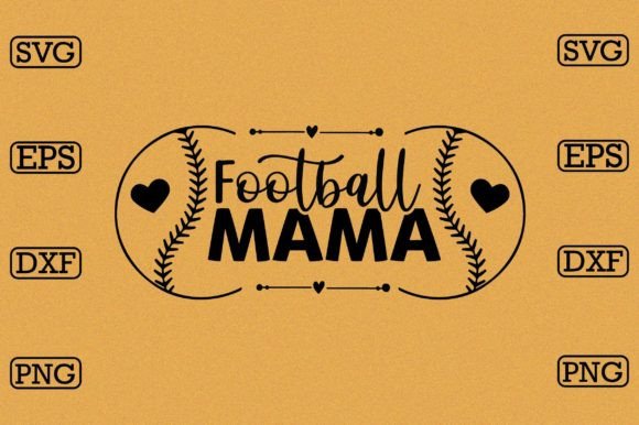 Football Mama 1 Graphics for Crafts