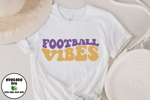 Football Vibes SVG Design: Graphics for Crafts & Local Branding