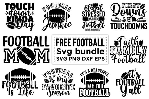 Free Football Svg Bundle