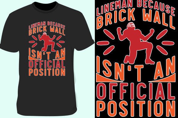 Lineman American Football Graphics for Crafts